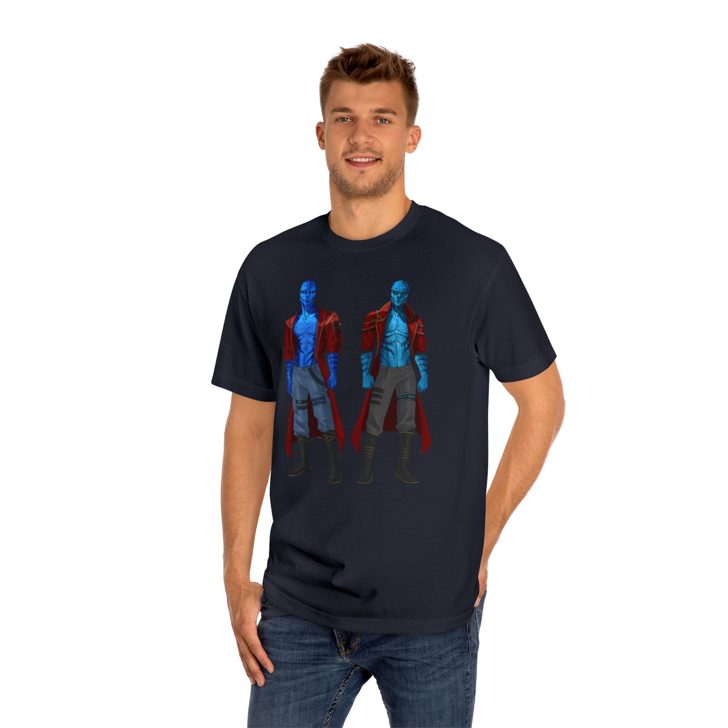 Cosmic Kissed Twins No Words Unisex Classic Tee