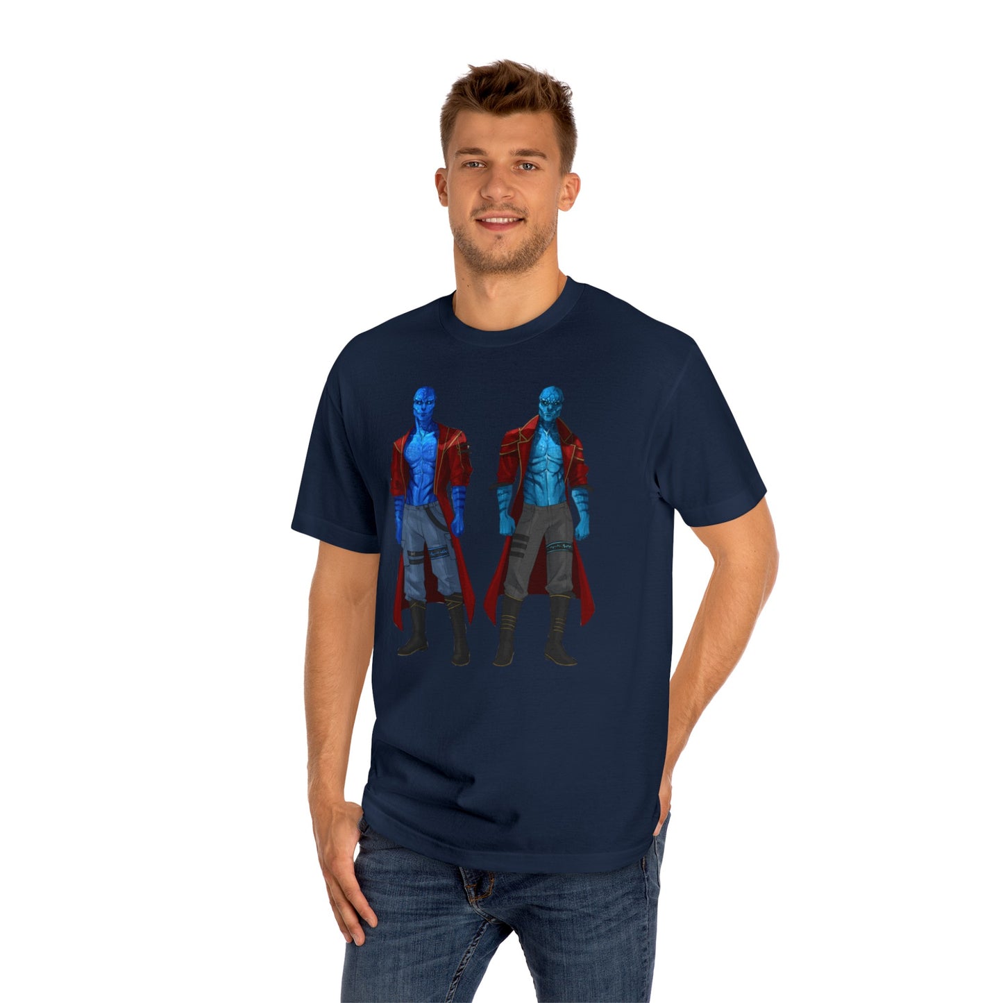 Cosmic Kissed Twins No Words Unisex Classic Tee