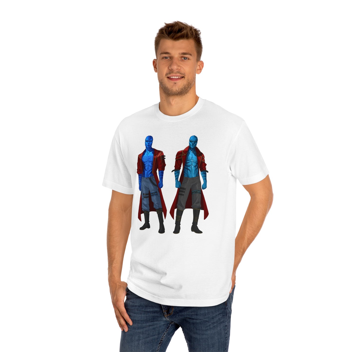 Cosmic Kissed Twins No Words Unisex Classic Tee