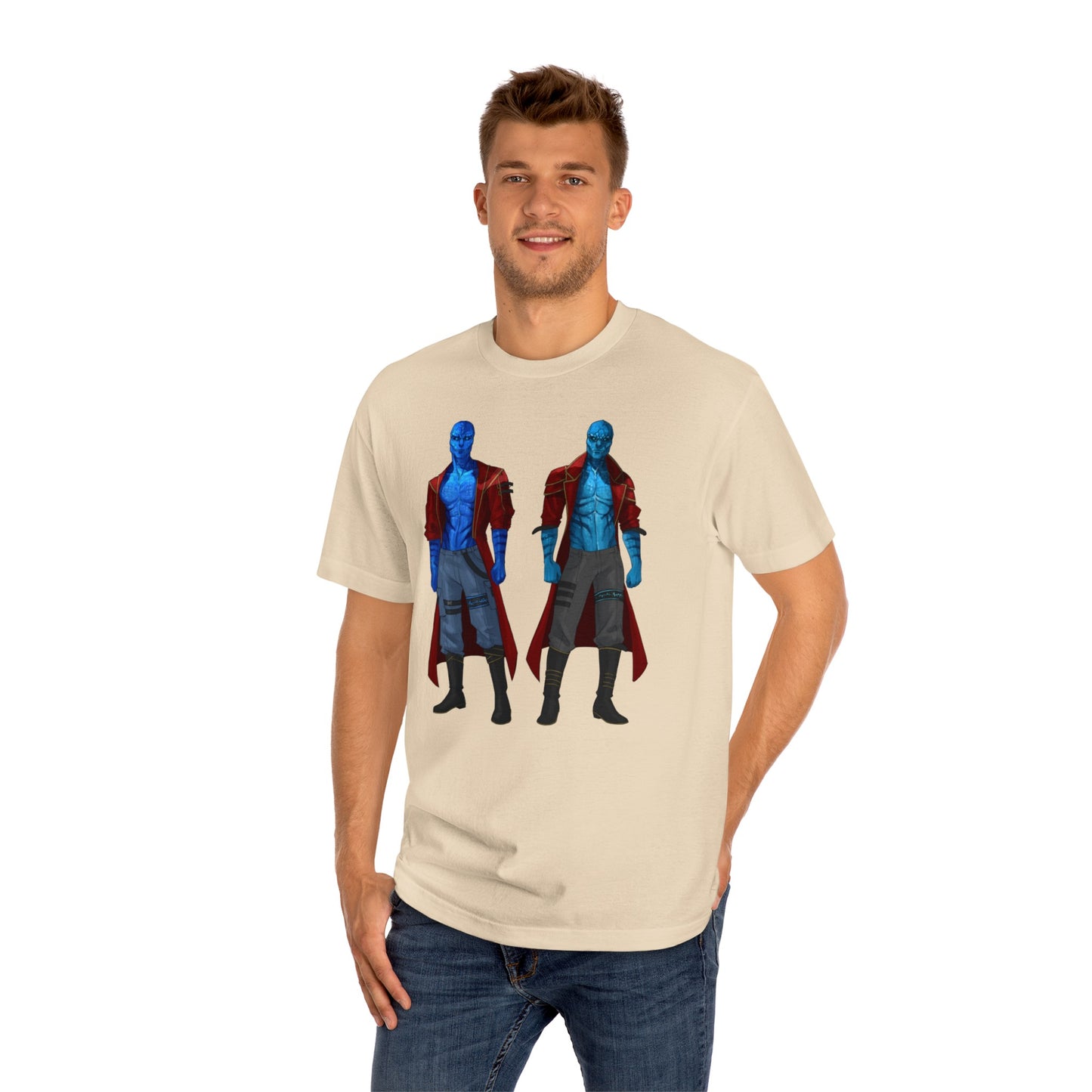 Cosmic Kissed Twins No Words Unisex Classic Tee