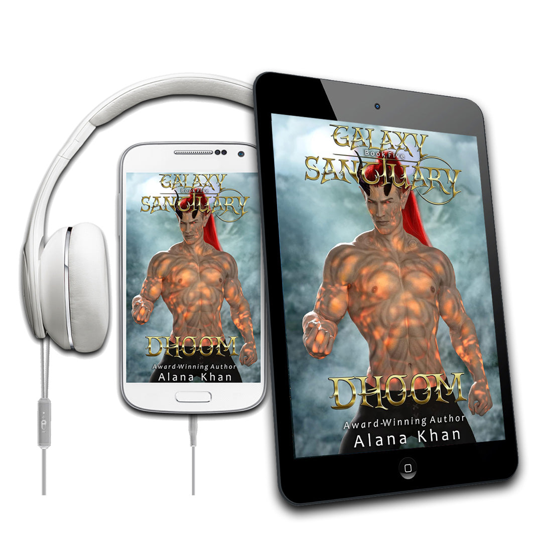 Dhoom: (Galaxy Sanctuary Alien Abduction Romance Series Book 5)