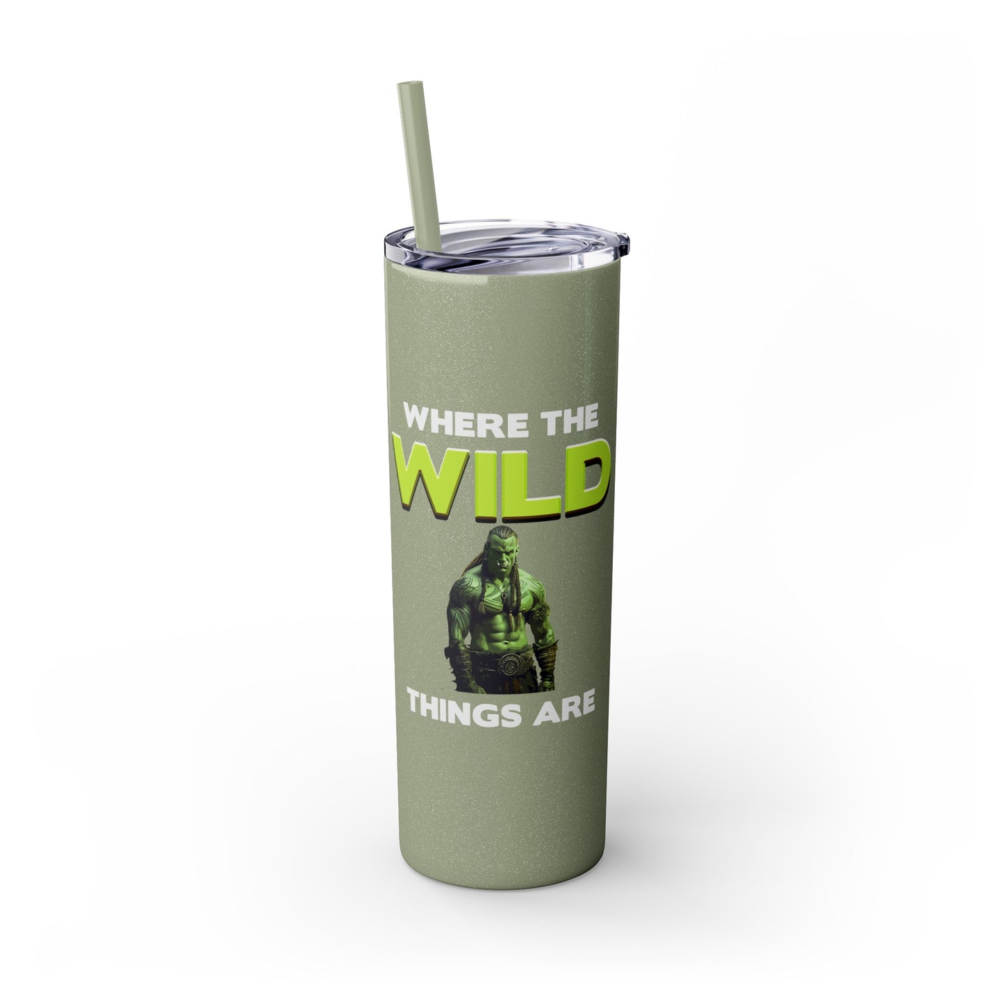 Where The Wild Things Are Skinny Tumbler with Straw, 20oz