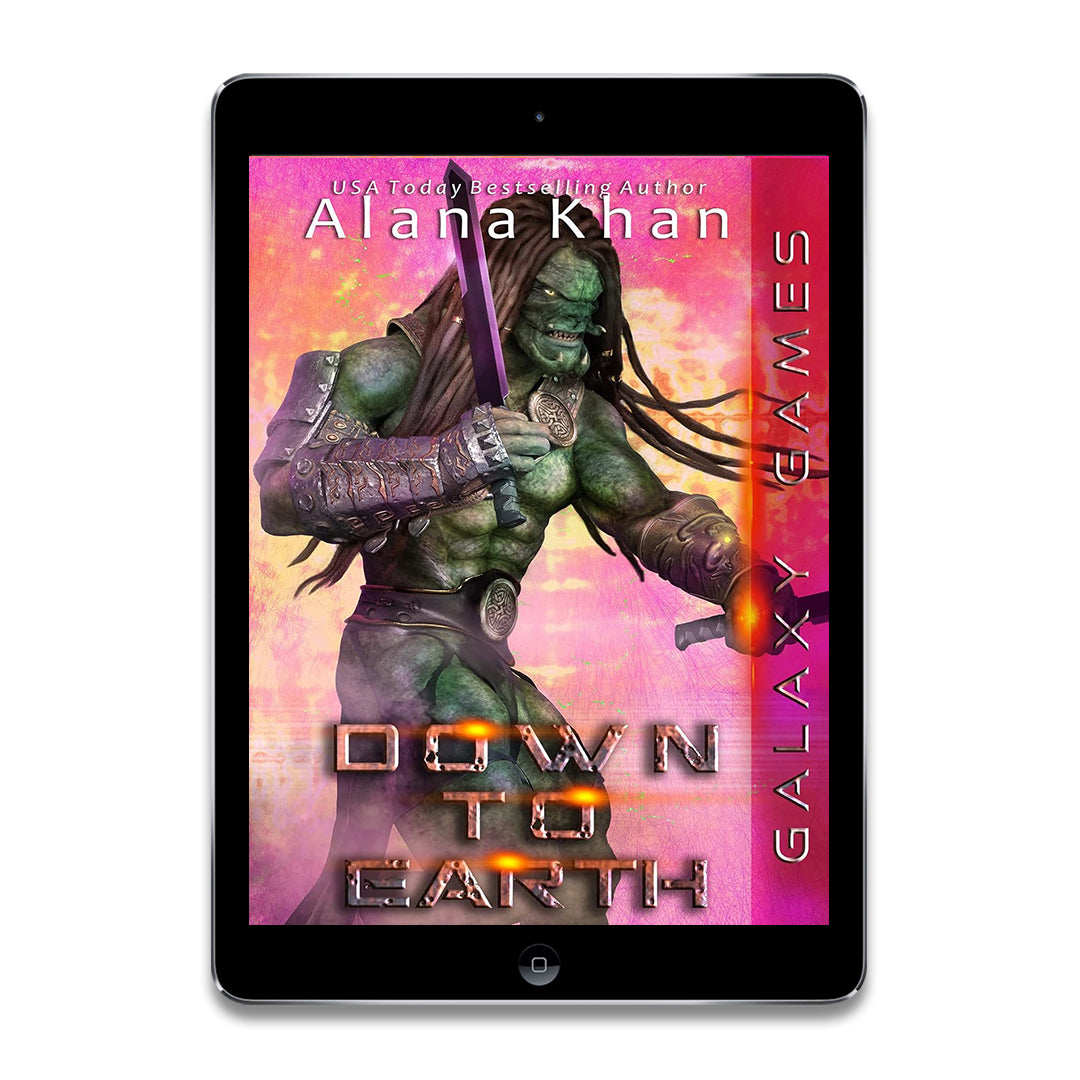 Bis auf die Erde: Eine Alien-Krieger-Romanze (Galaxy Games Serie 4) (German Edition)