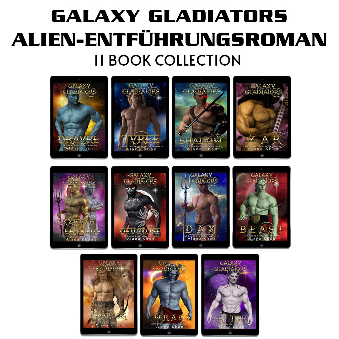 Galaxy Gladiators Alien-Entführungsroman 1-11 Audiobook Bundles