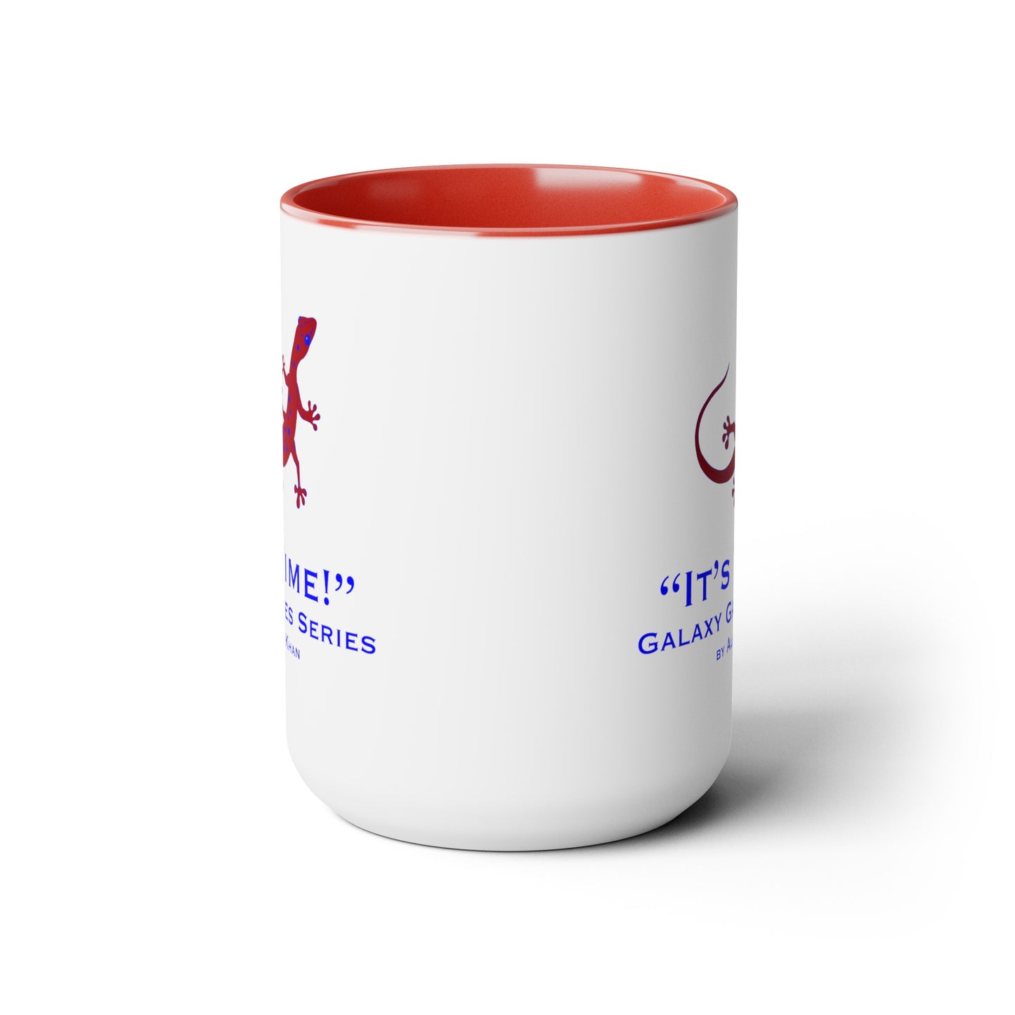 It's Time Galaxy Games Series Two-Tone Coffee Mugs, 15oz