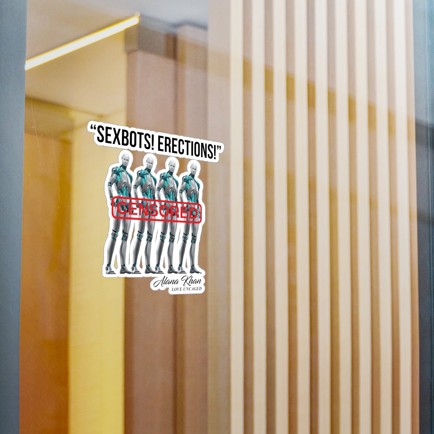 Sexbot Erection Kiss-Cut Vinyl Decals