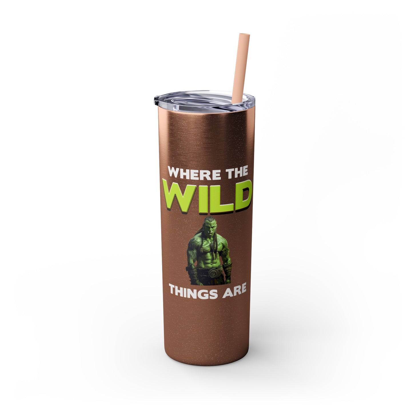 Where The Wild Things Are Skinny Tumbler with Straw, 20oz