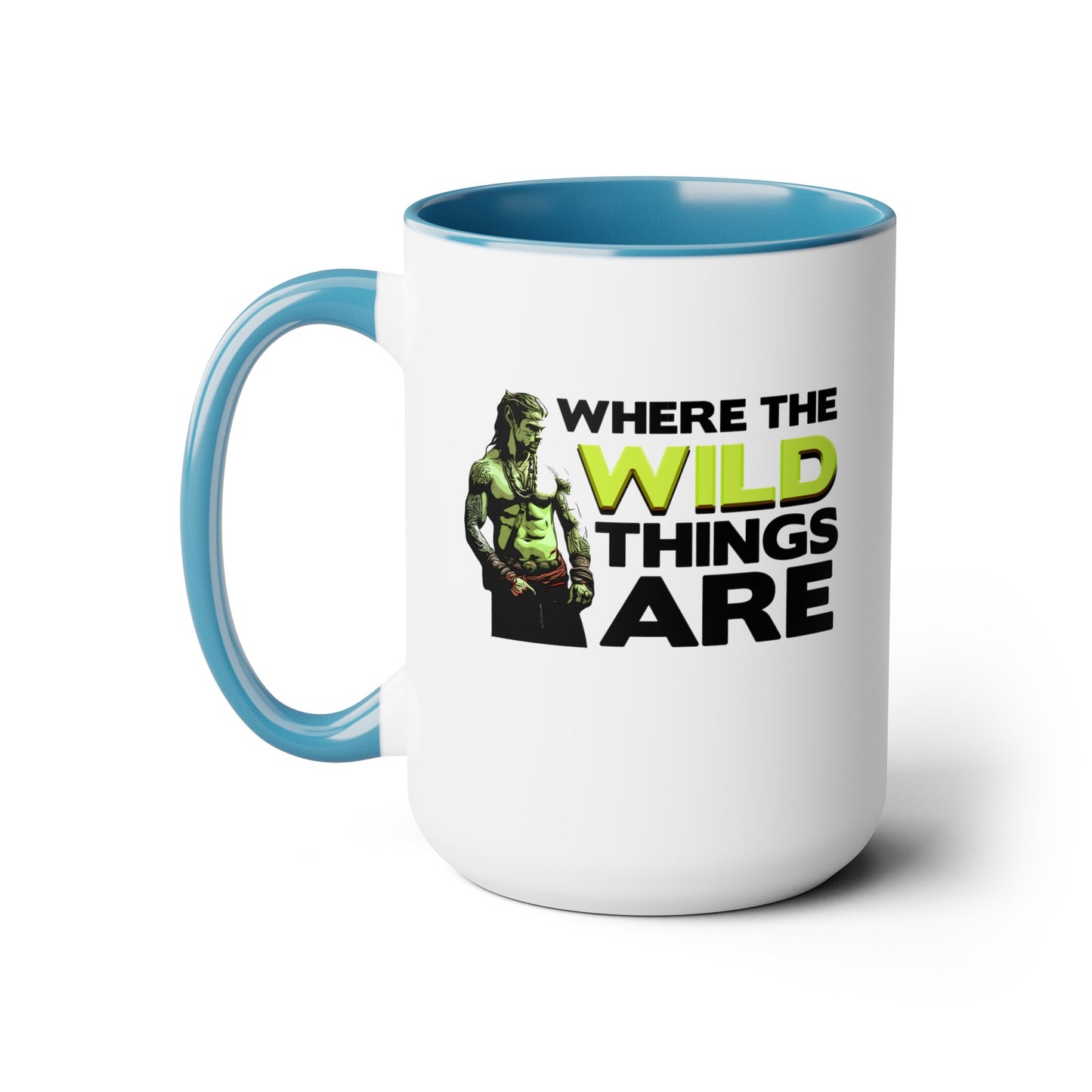 Where The Wild Things Are Two-Tone Coffee Mugs, 15oz