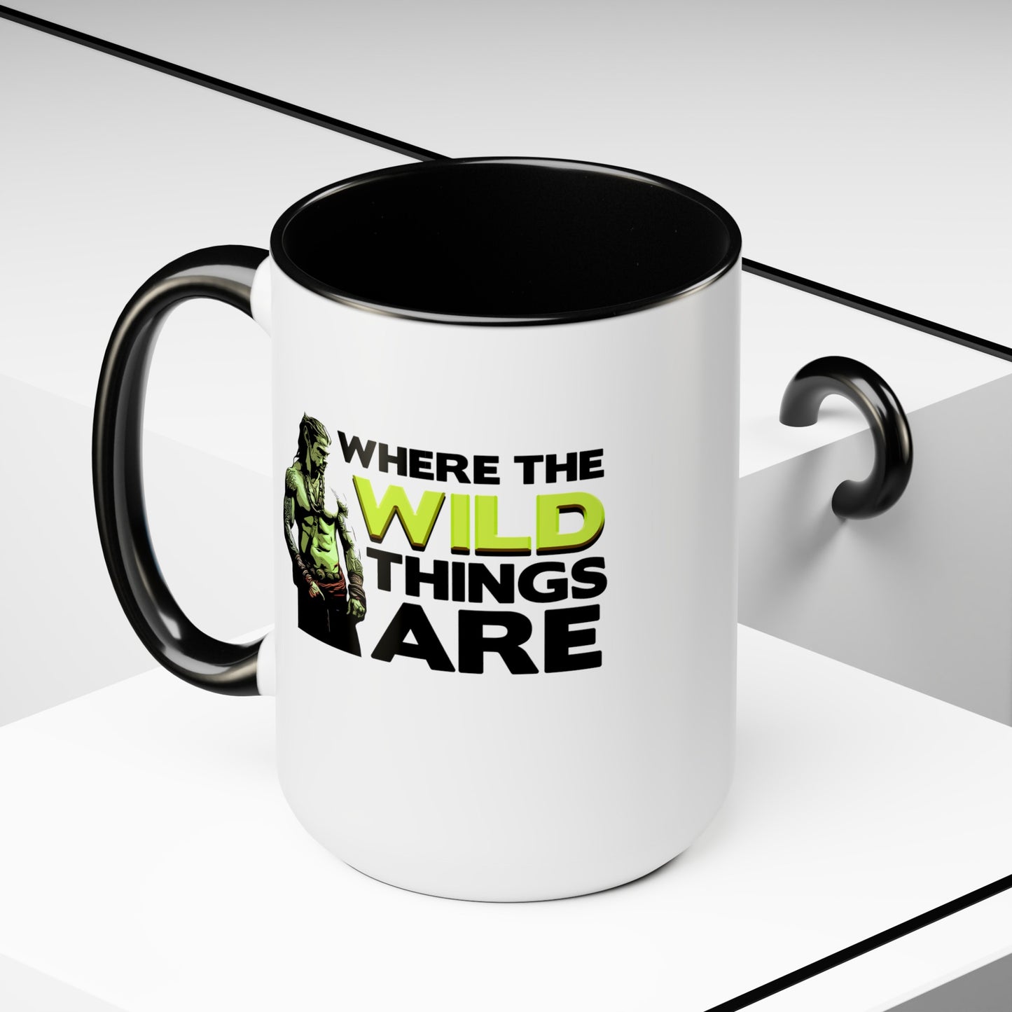 Where The Wild Things Are Two-Tone Coffee Mugs, 15oz