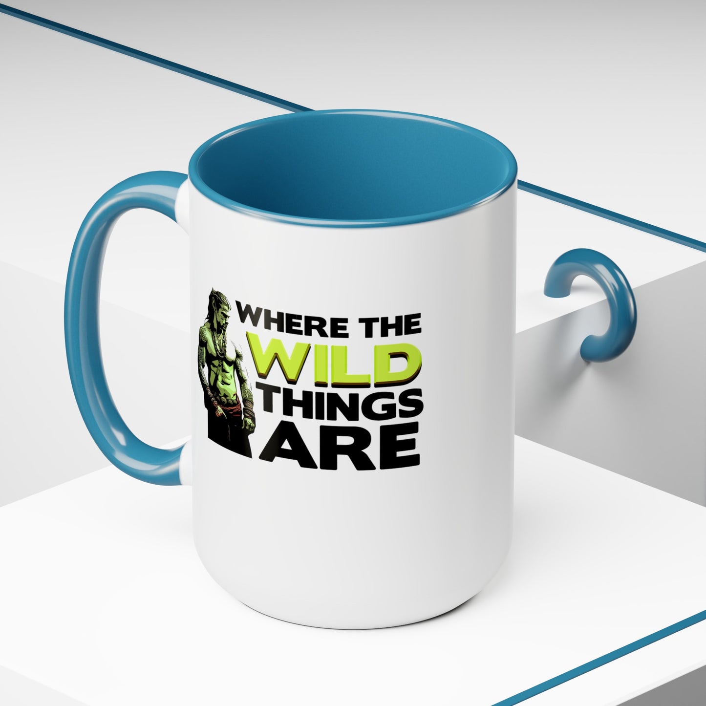 Where The Wild Things Are Two-Tone Coffee Mugs, 15oz