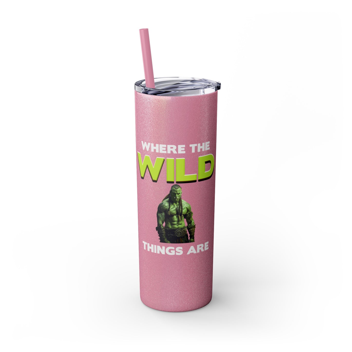 Where The Wild Things Are Skinny Tumbler with Straw, 20oz