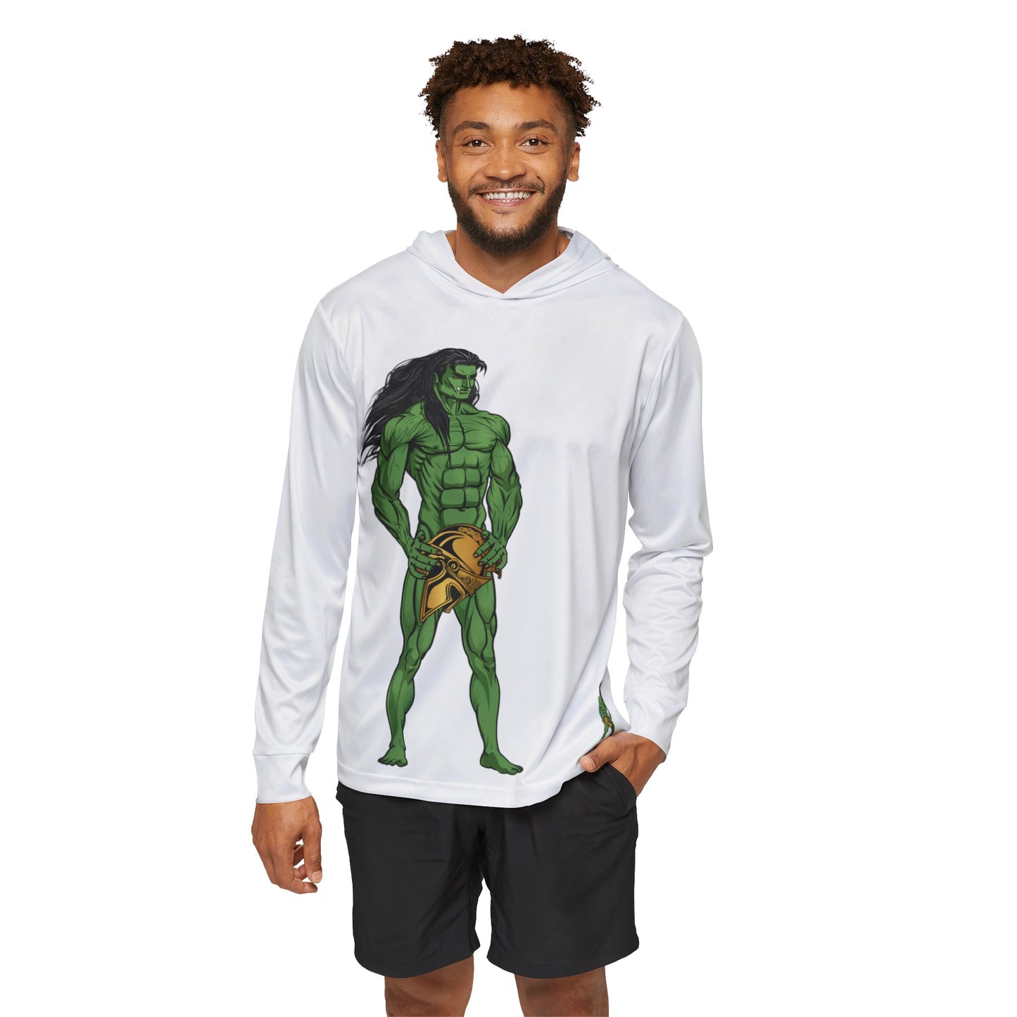 Orc Gladiator Men's Sports Warmup Hoodie (AOP)