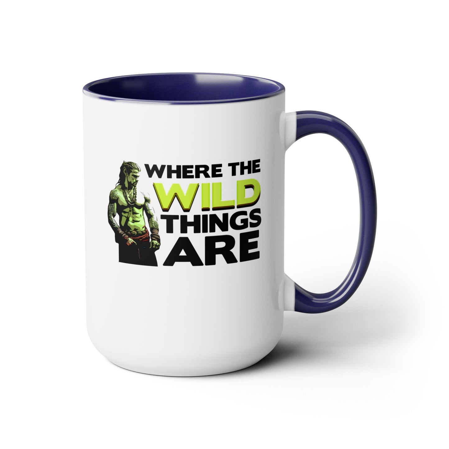 Where The Wild Things Are Two-Tone Coffee Mugs, 15oz