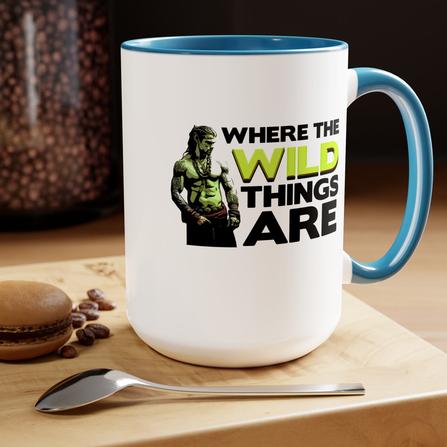 Where The Wild Things Are Two-Tone Coffee Mugs, 15oz