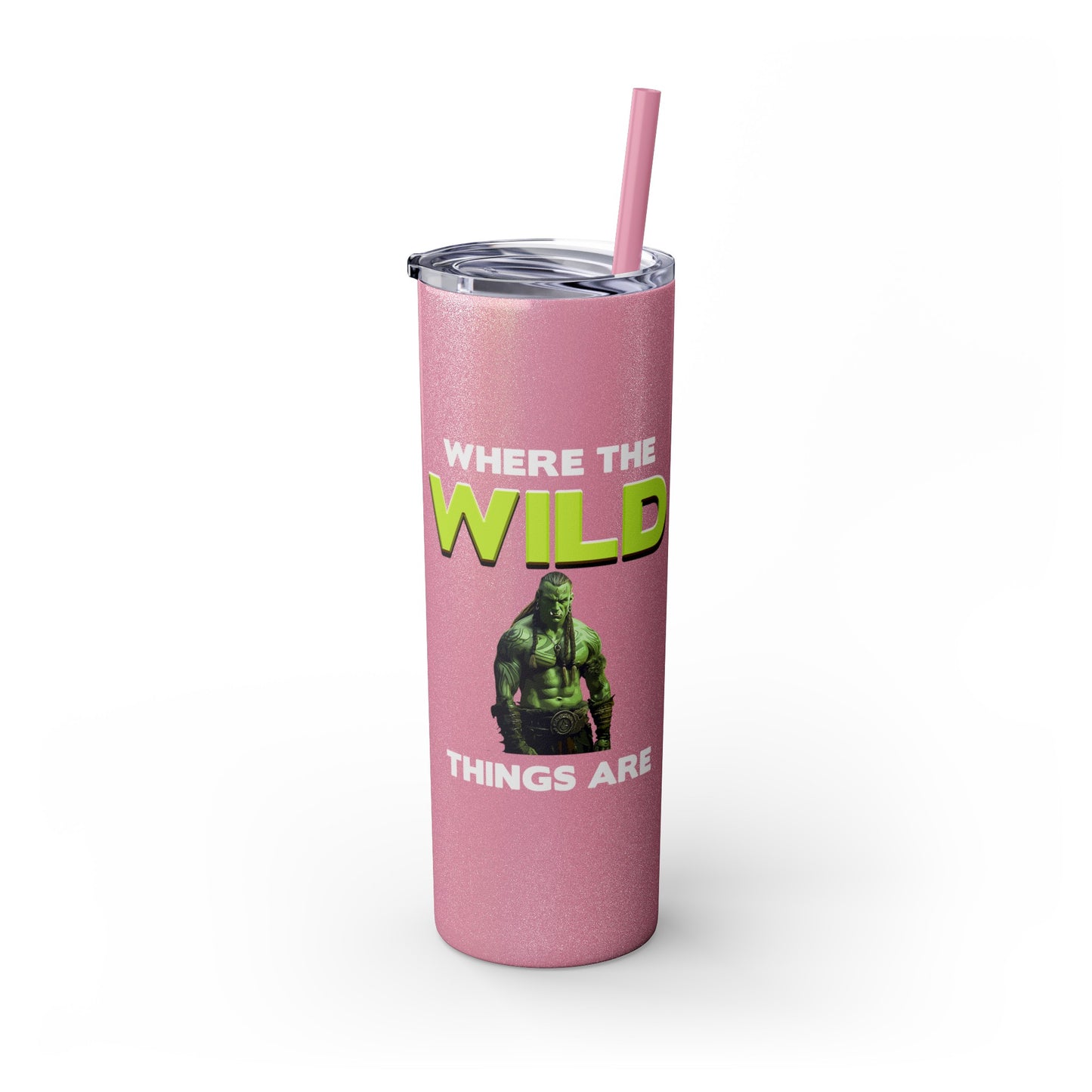 Where The Wild Things Are Skinny Tumbler with Straw, 20oz