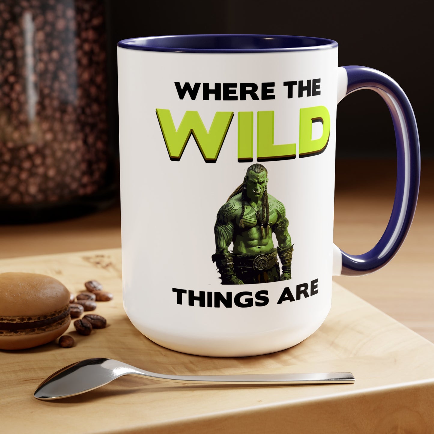 Where The Wild Things Are Two-Tone Coffee Mugs, 15oz