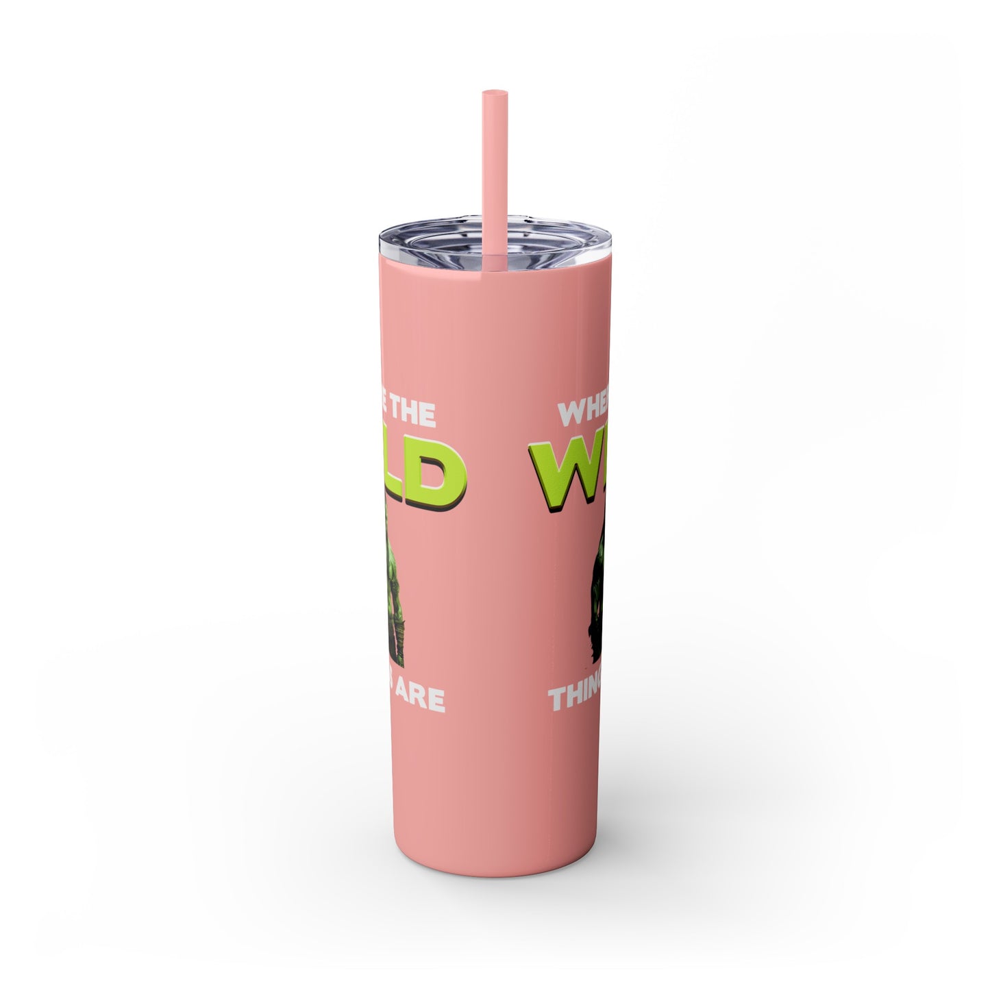 Where The Wild Things Are Skinny Tumbler with Straw, 20oz