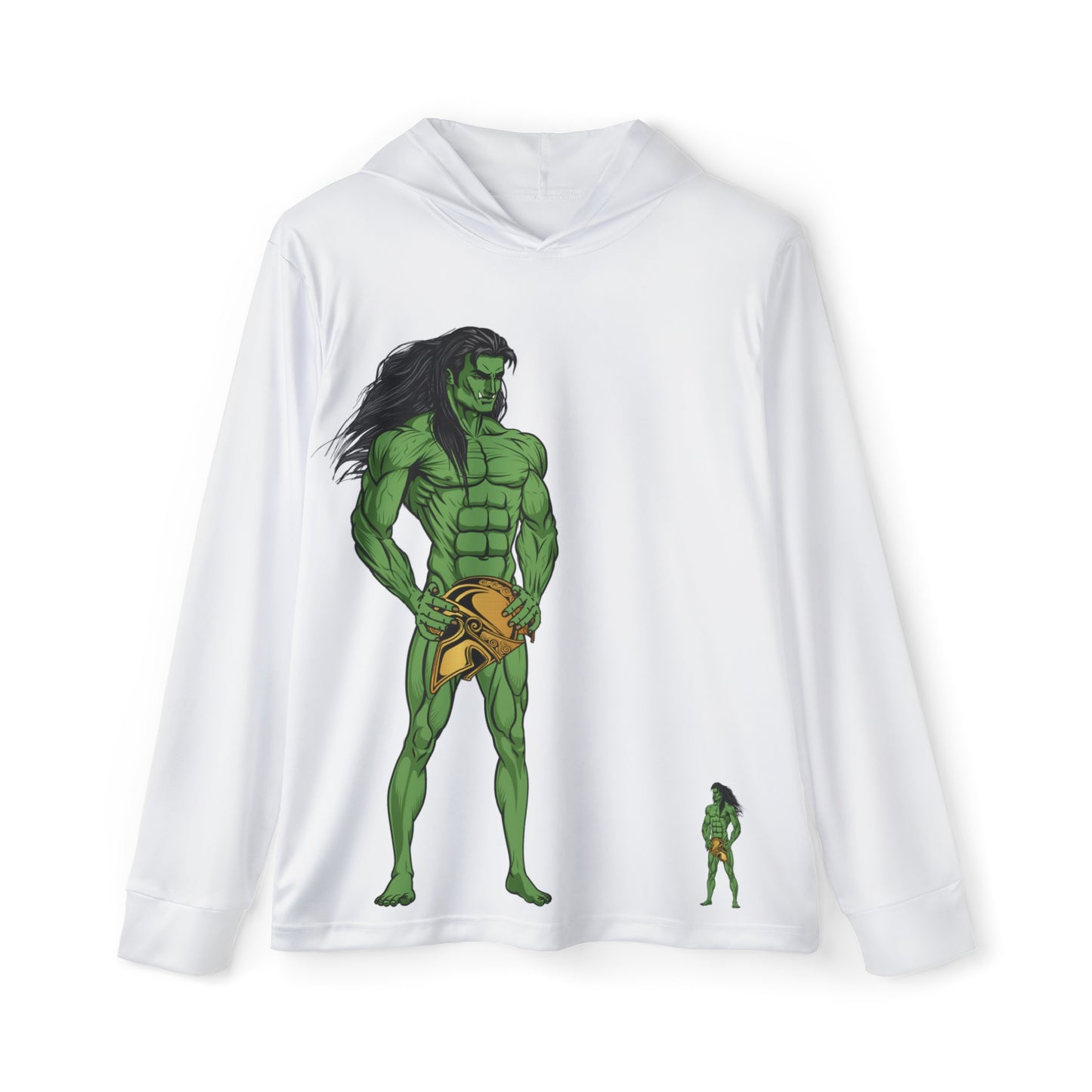 Orc Gladiator Men's Sports Warmup Hoodie (AOP)