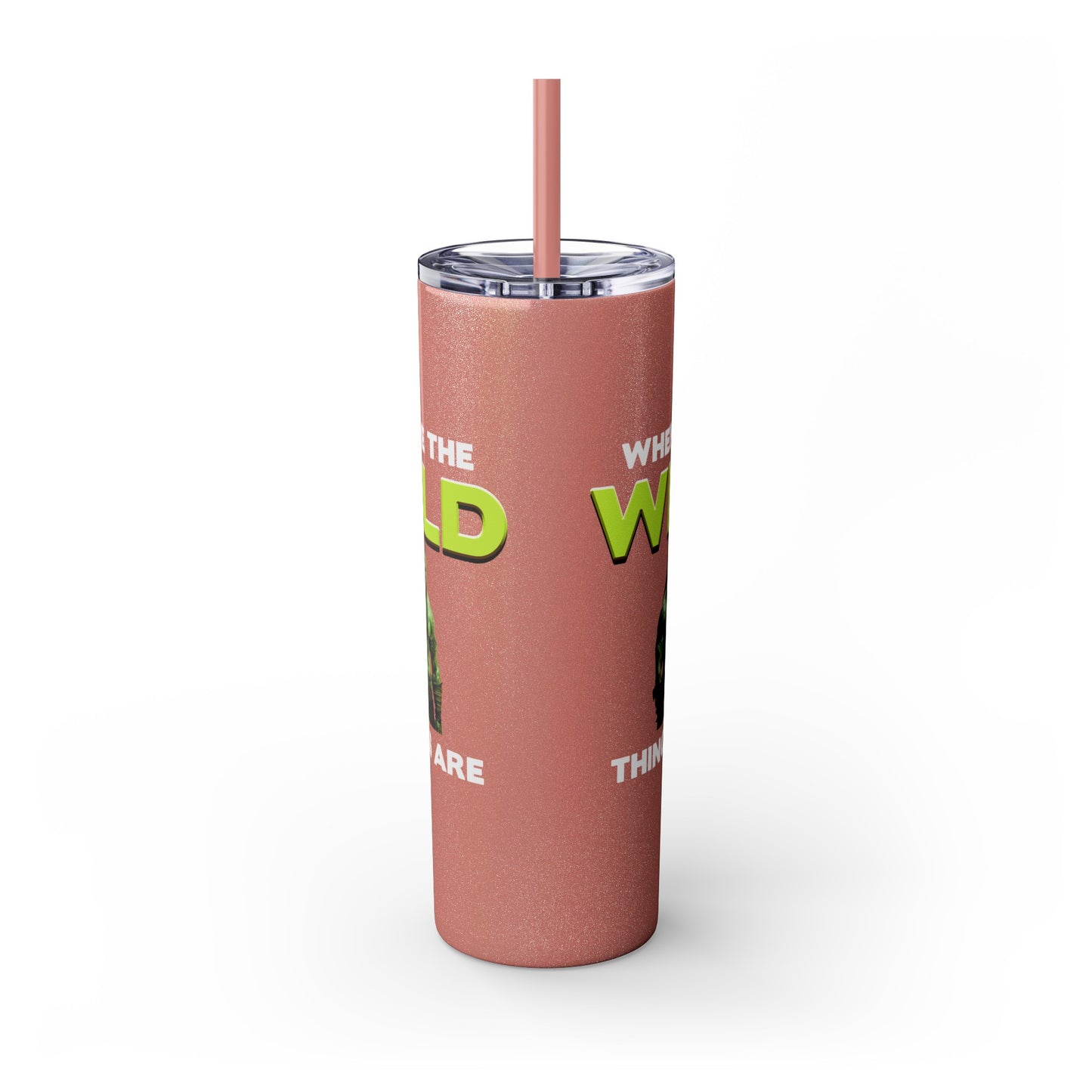 Where The Wild Things Are Skinny Tumbler with Straw, 20oz