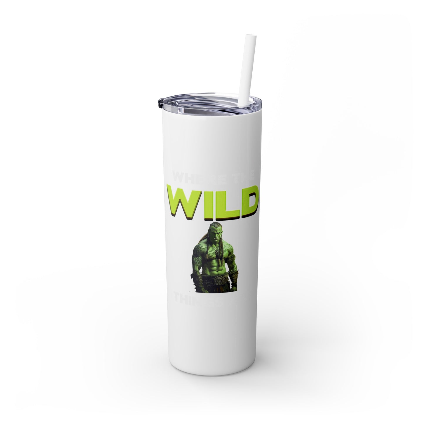 Where The Wild Things Are Skinny Tumbler with Straw, 20oz