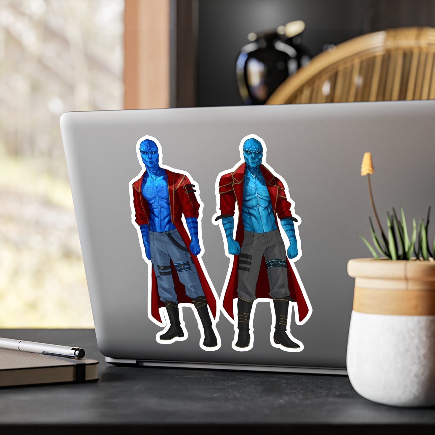 Cosmic Kissed Twins No Words Kiss-Cut Vinyl Decals