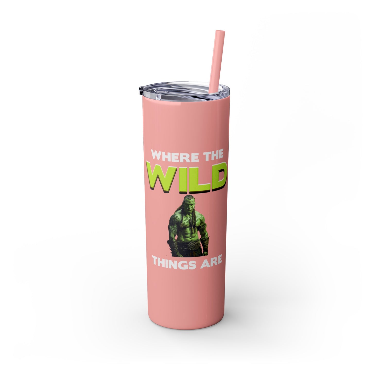 Where The Wild Things Are Skinny Tumbler with Straw, 20oz