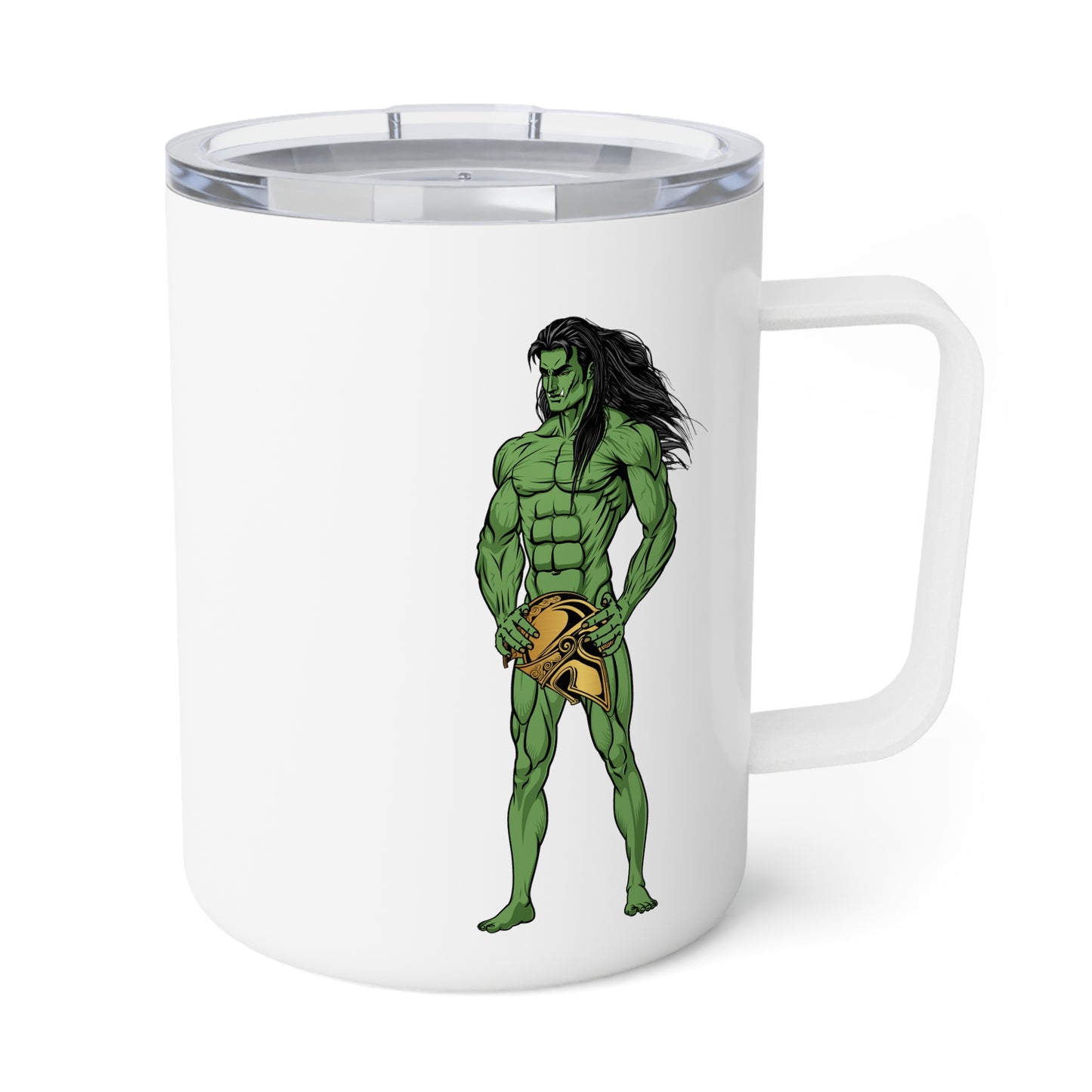 Orc Gladiator Insulated Coffee Mug, 10oz