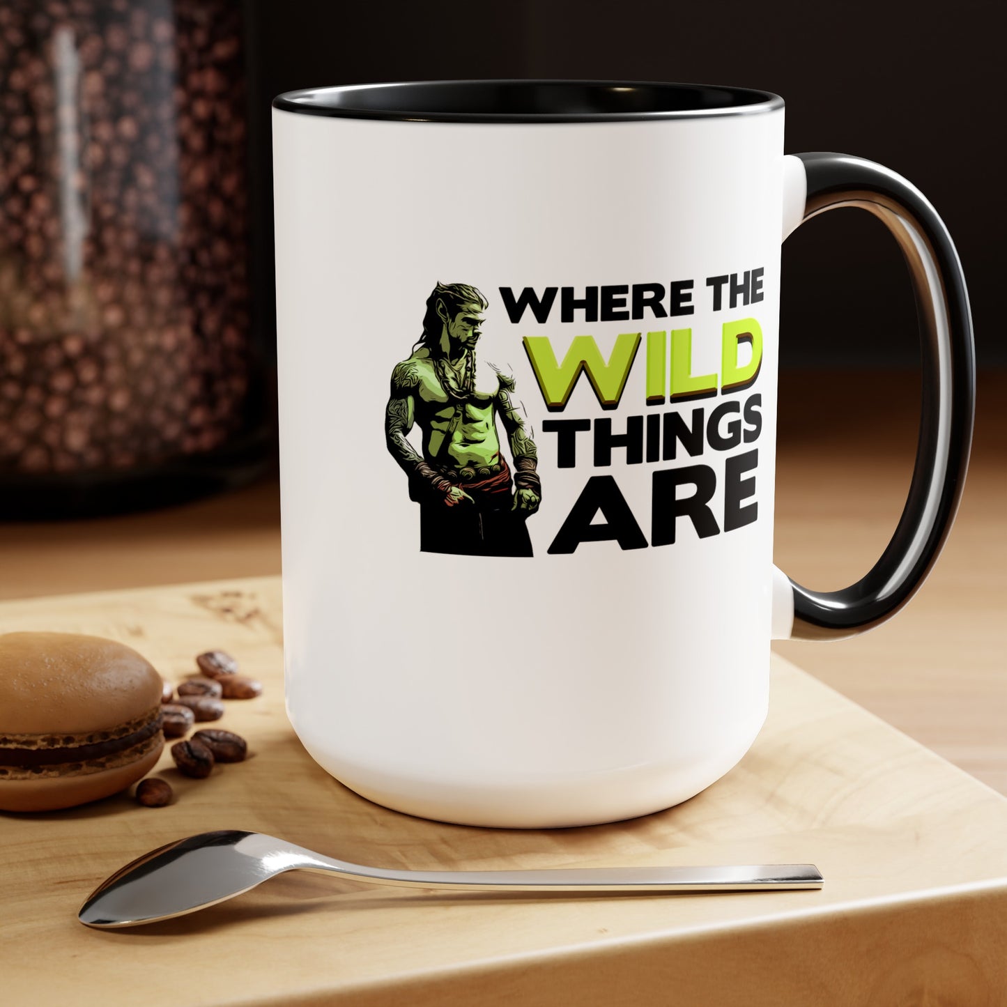 Where The Wild Things Are Two-Tone Coffee Mugs, 15oz