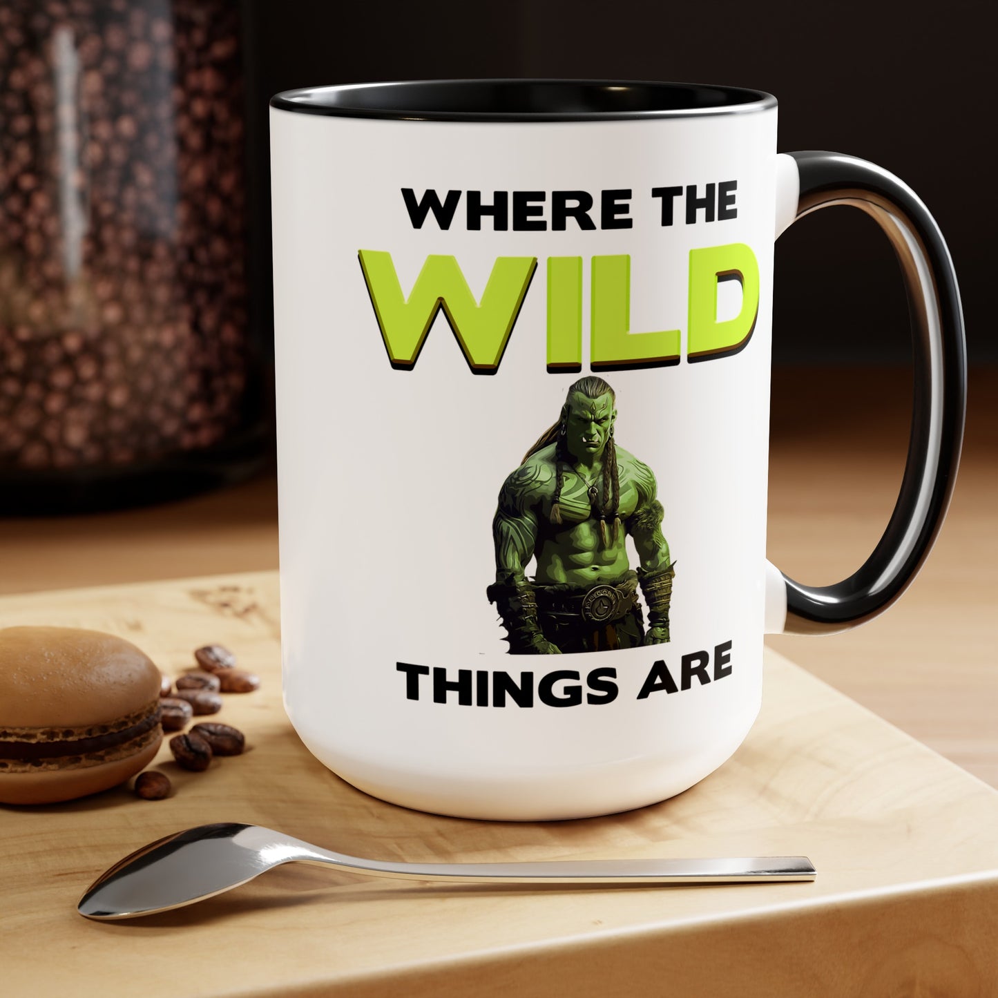 Where The Wild Things Are Two-Tone Coffee Mugs, 15oz