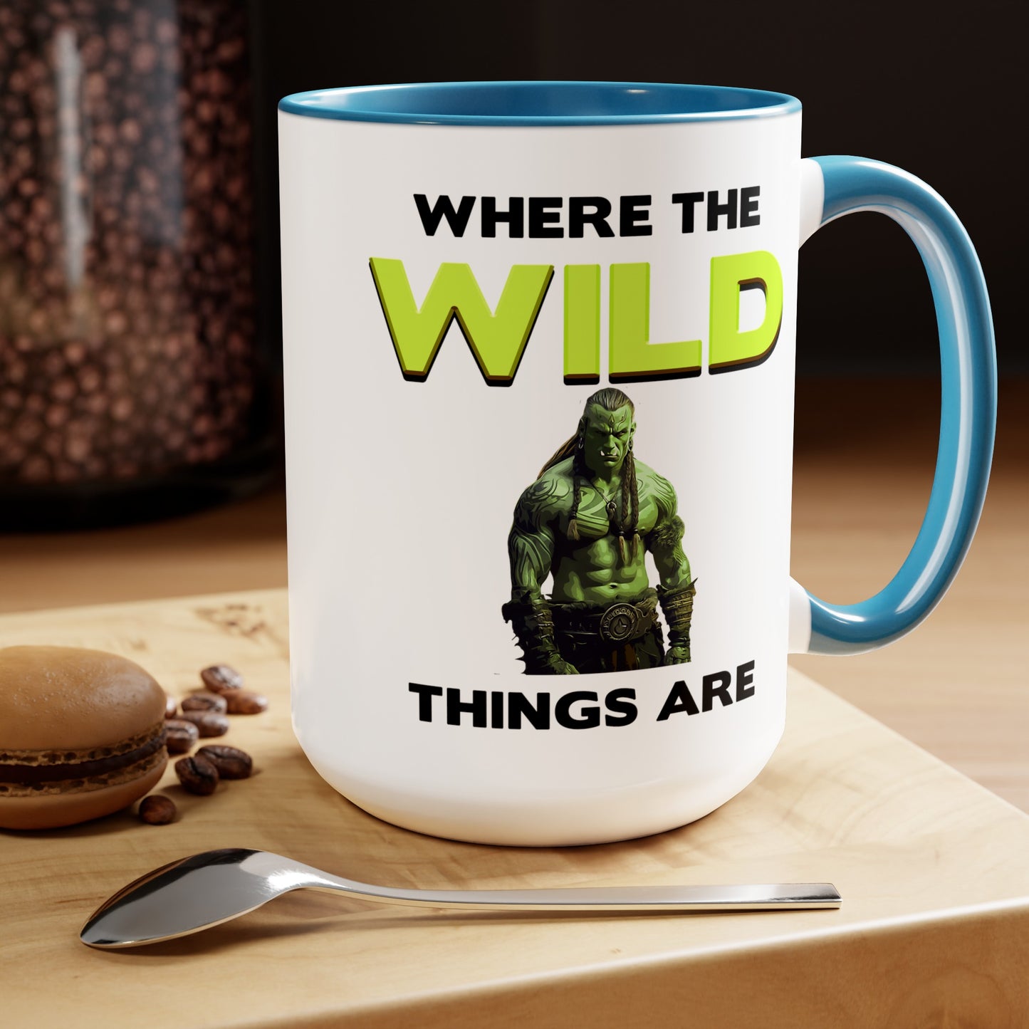 Where The Wild Things Are Two-Tone Coffee Mugs, 15oz