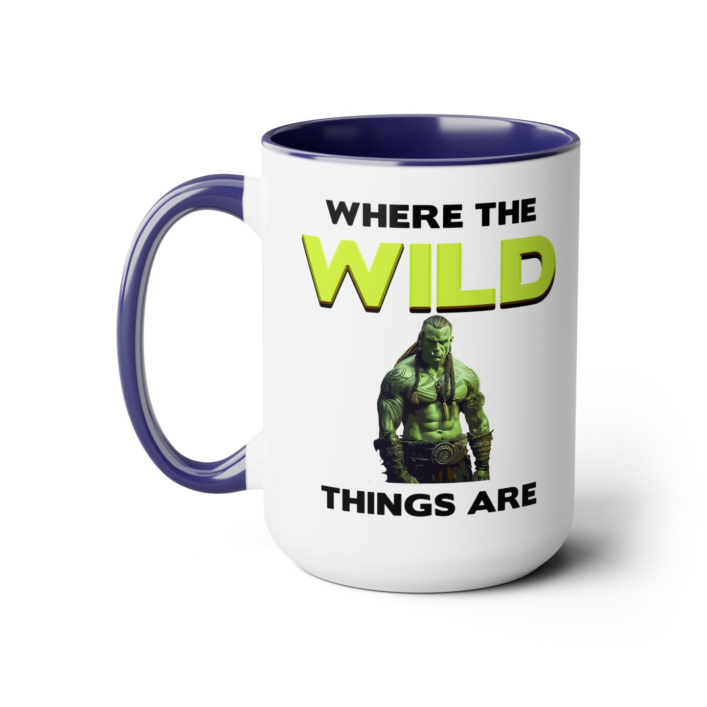 Where The Wild Things Are Two-Tone Coffee Mugs, 15oz