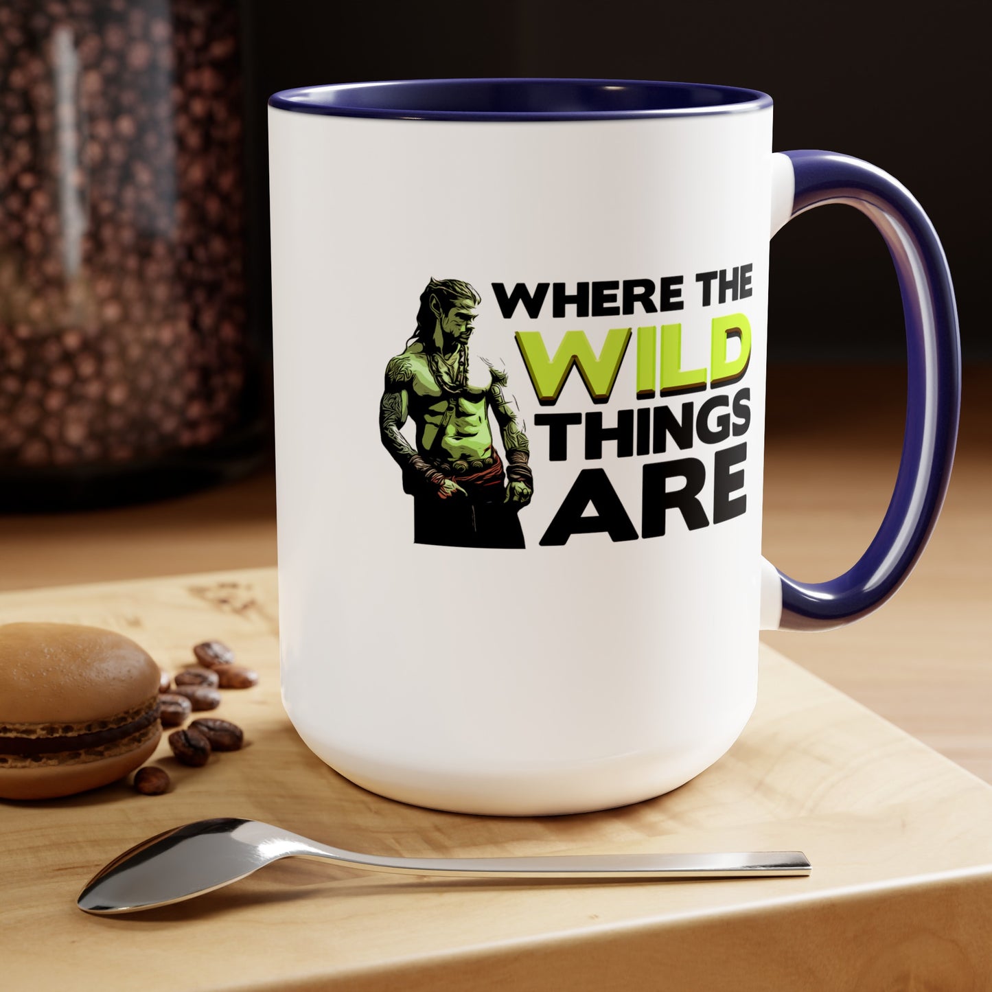 Where The Wild Things Are Two-Tone Coffee Mugs, 15oz