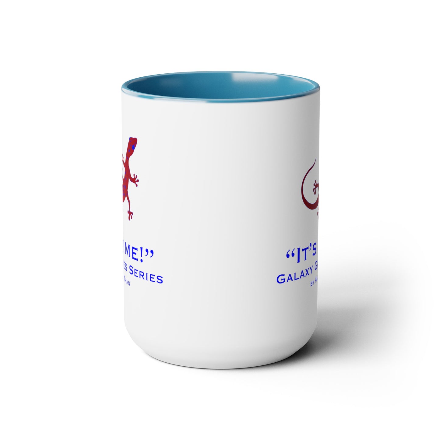 It's Time Galaxy Games Series Two-Tone Coffee Mugs, 15oz