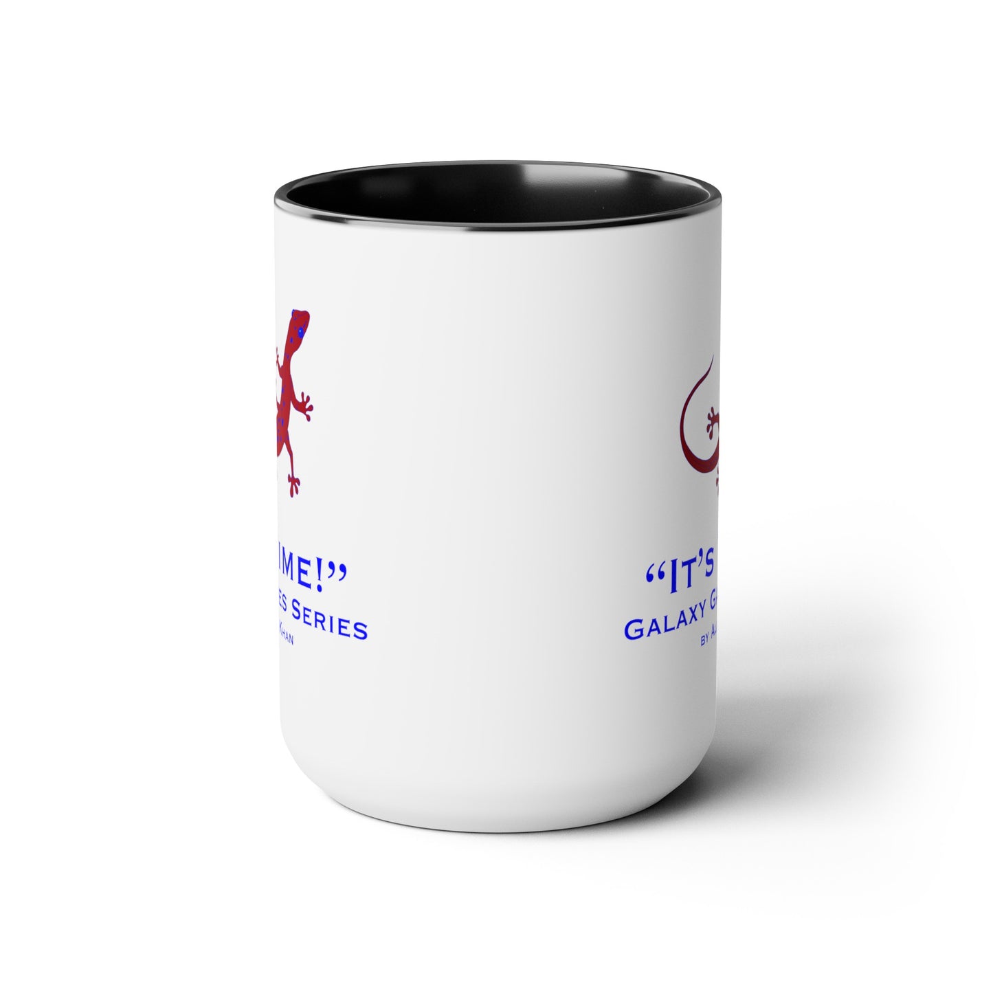 It's Time Galaxy Games Series Two-Tone Coffee Mugs, 15oz