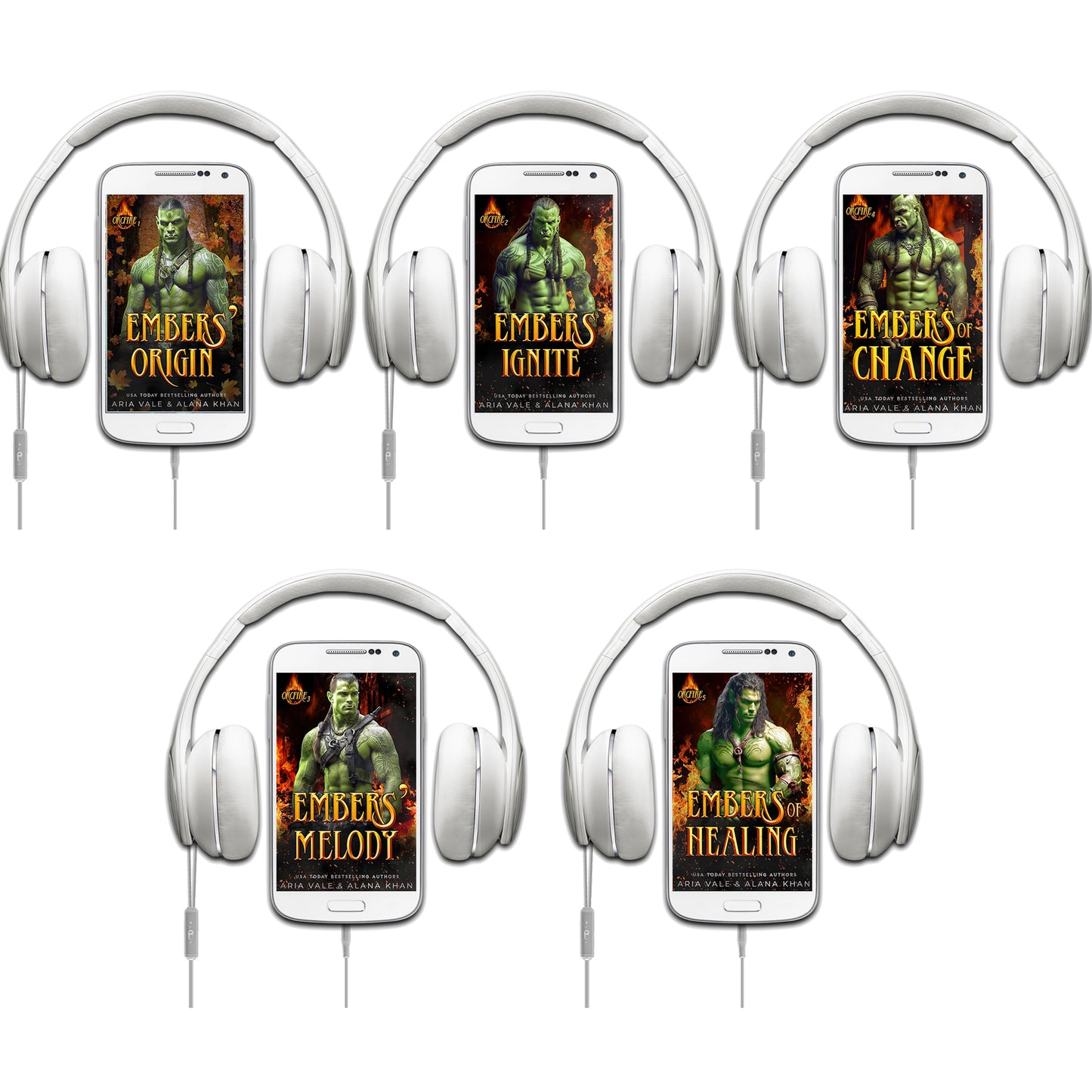OrcFire (5 book series) Audiobook Set