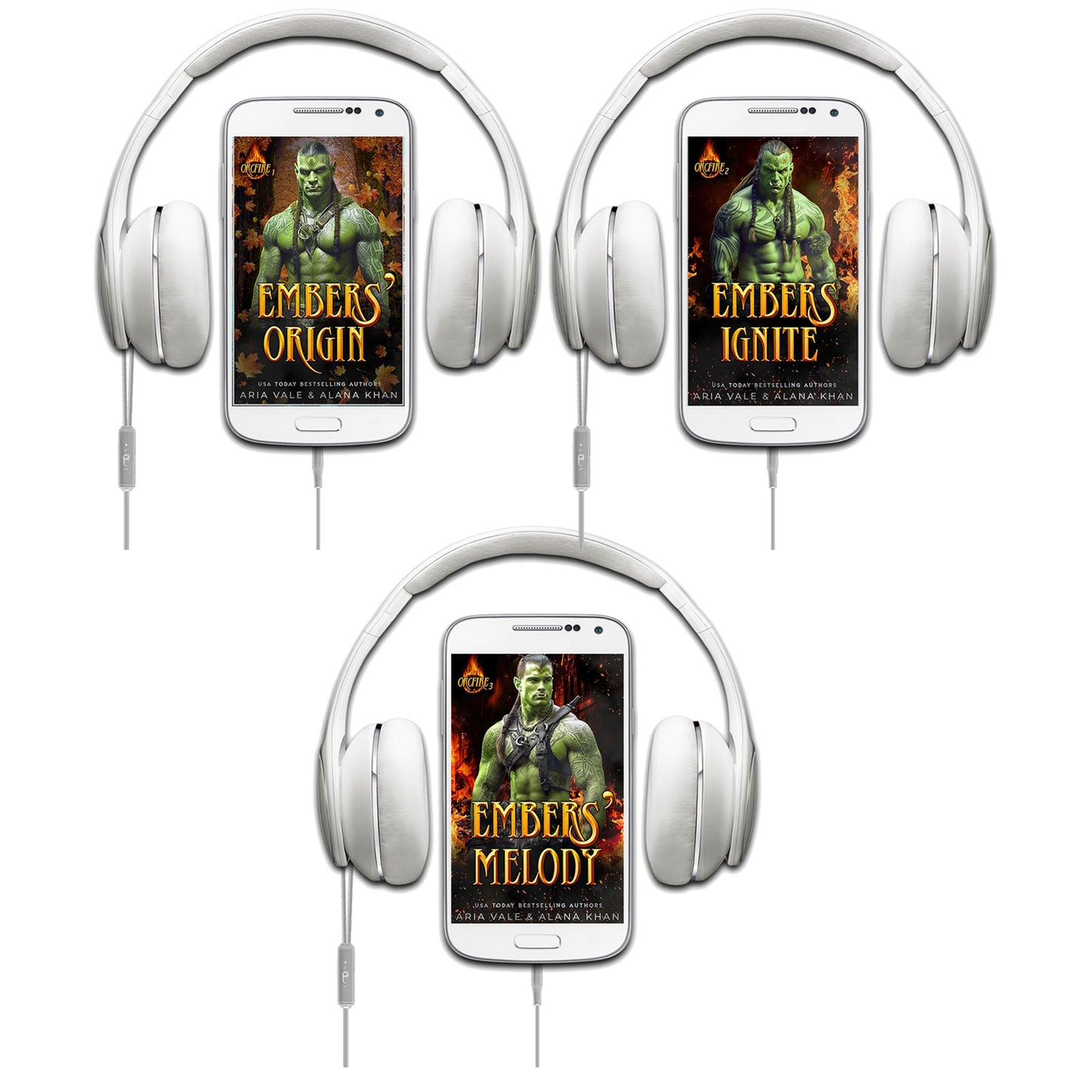 OrcFire (3 book series) Audiobook Set