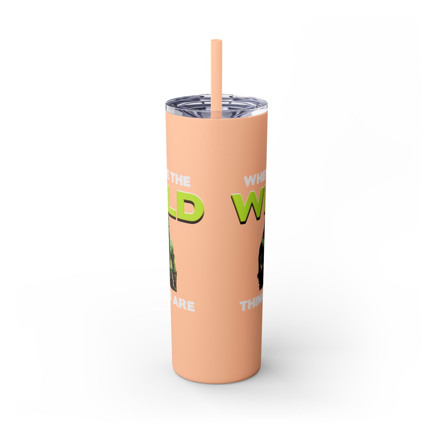 Where The Wild Things Are Skinny Tumbler with Straw, 20oz