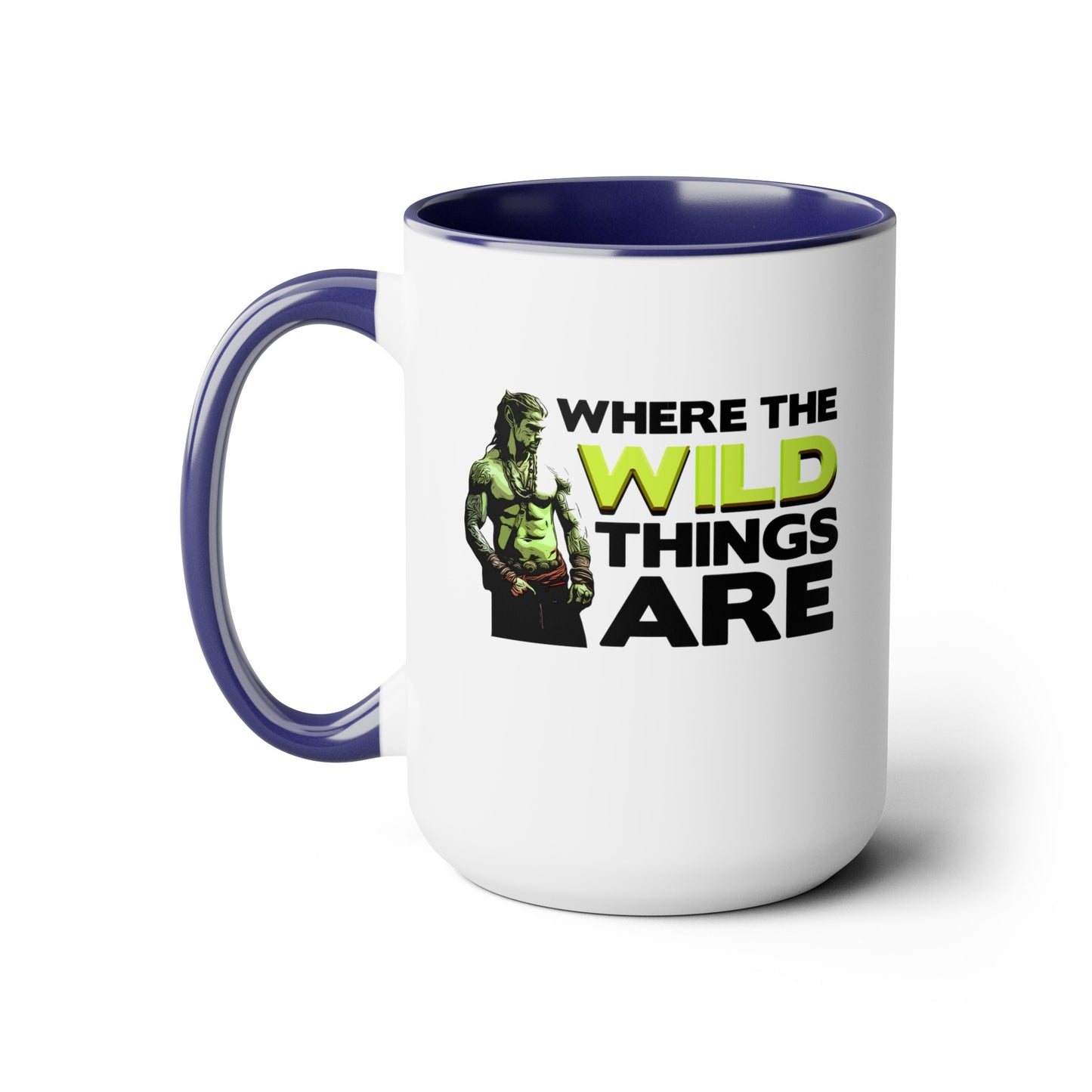 Where The Wild Things Are Two-Tone Coffee Mugs, 15oz