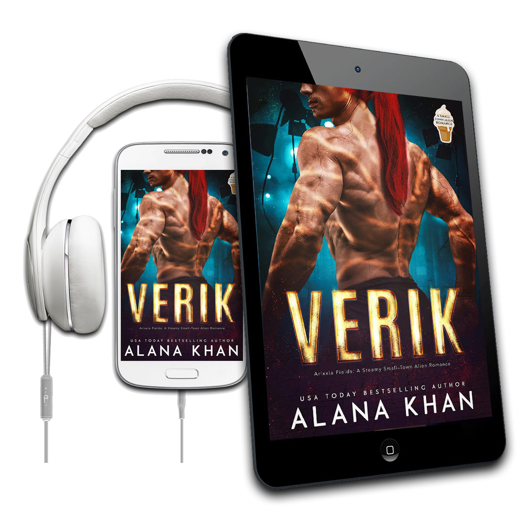 Verik: A Holiday-in-July Romance (Arixxia Fields: A Steamy Small-Town Alien Romance)