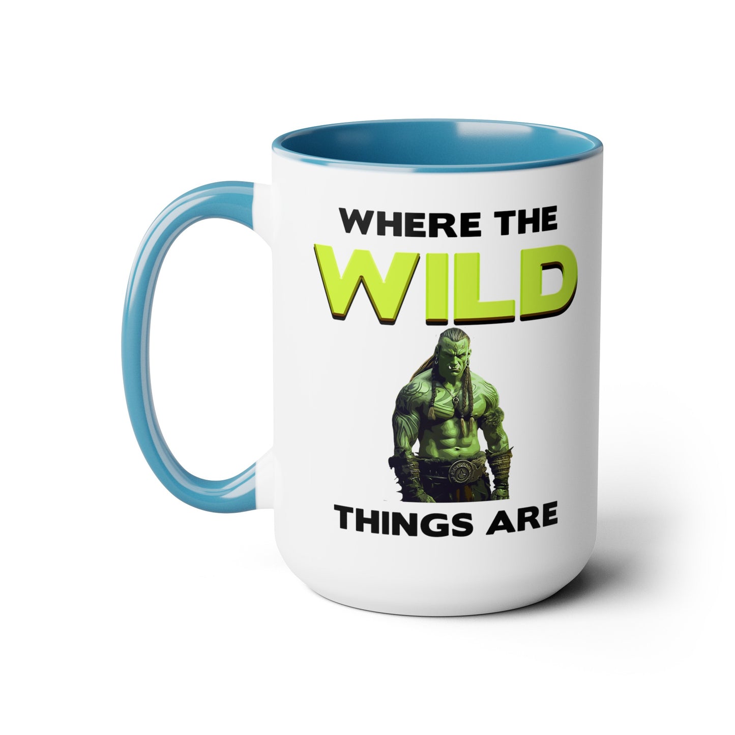 Where The Wild Things Are Two-Tone Coffee Mugs, 15oz