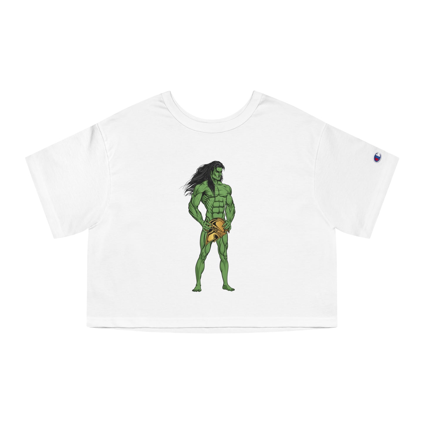 Orc Gladiator Champion Women's Heritage Cropped T-Shirt