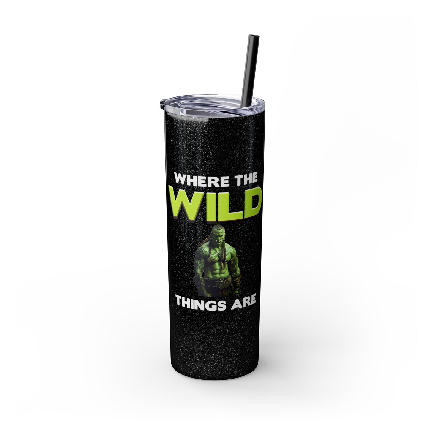 Where The Wild Things Are Skinny Tumbler with Straw, 20oz