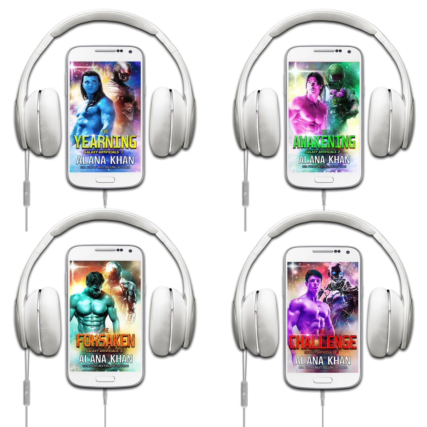 Galaxy Artificials Book 1, 2 and 3 Audiobook Bundle Set