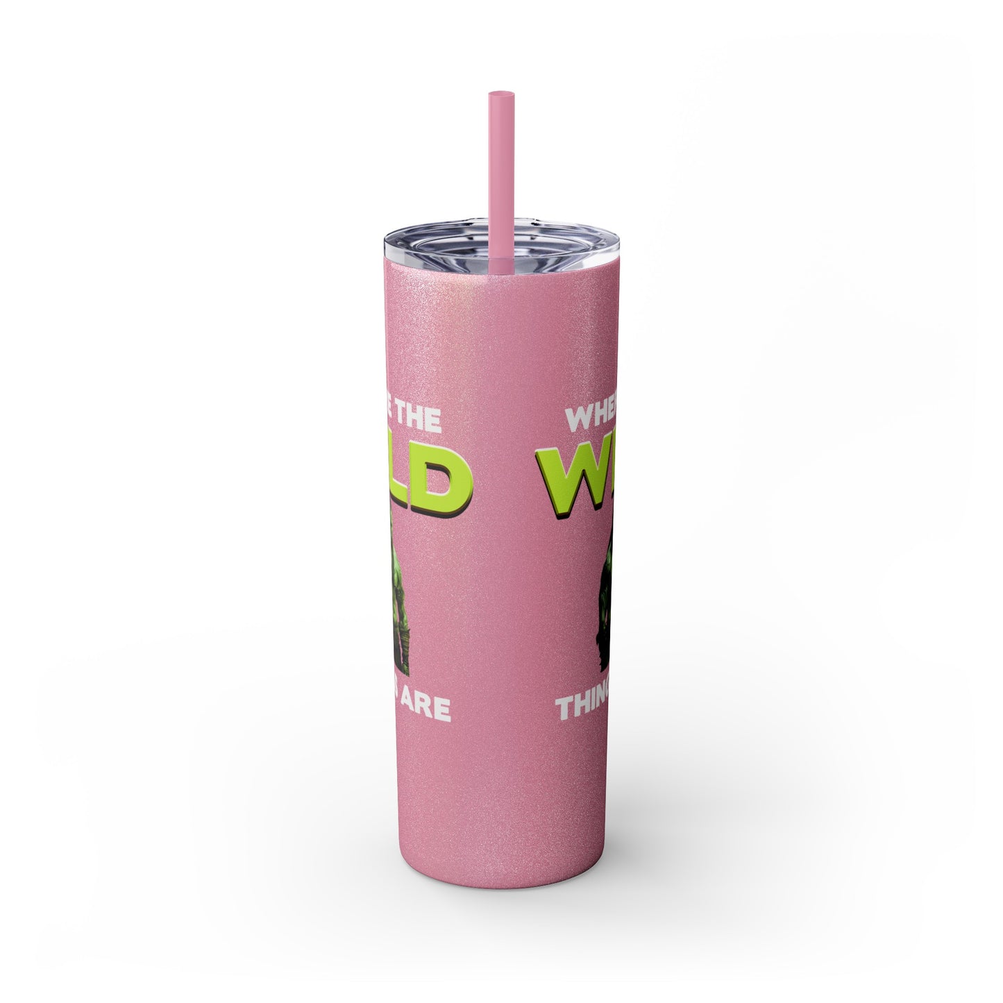 Where The Wild Things Are Skinny Tumbler with Straw, 20oz