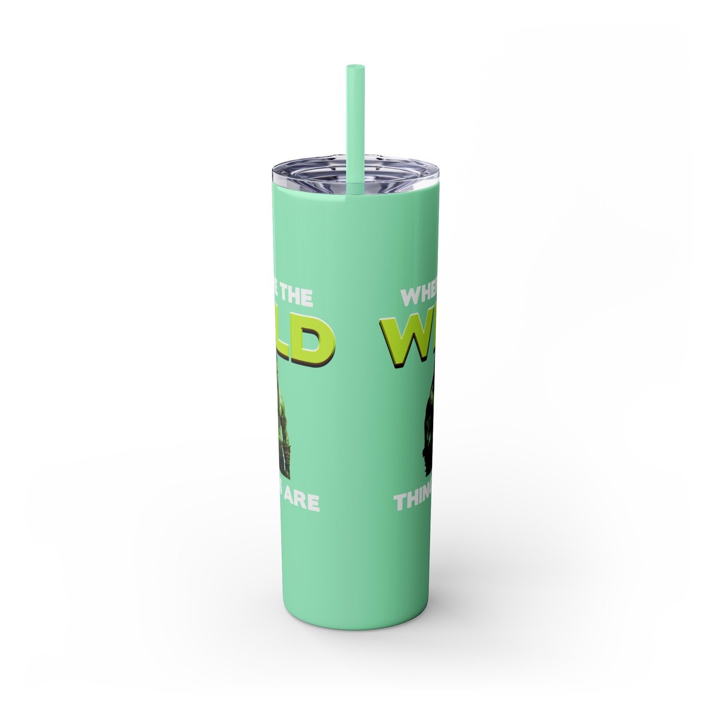 Where The Wild Things Are Skinny Tumbler with Straw, 20oz