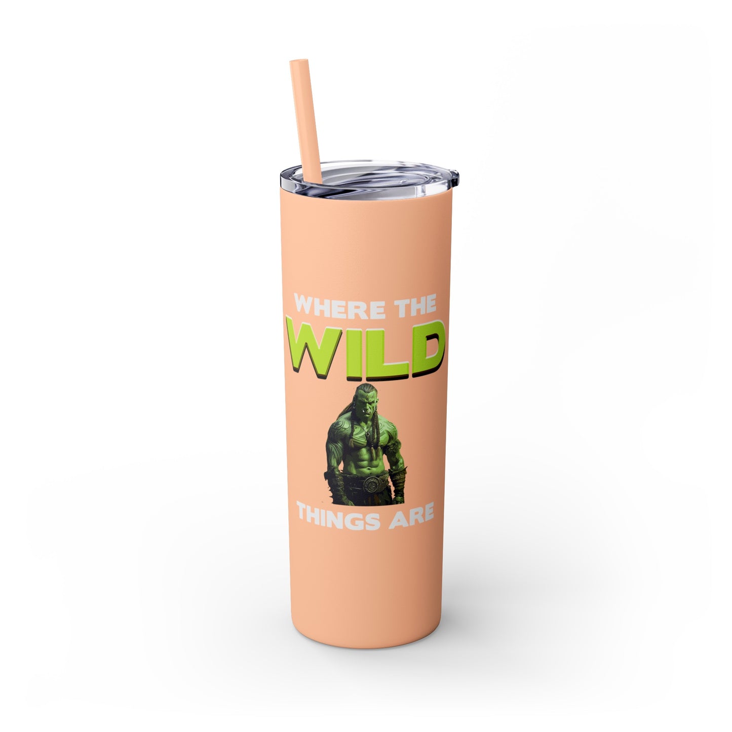 Where The Wild Things Are Skinny Tumbler with Straw, 20oz