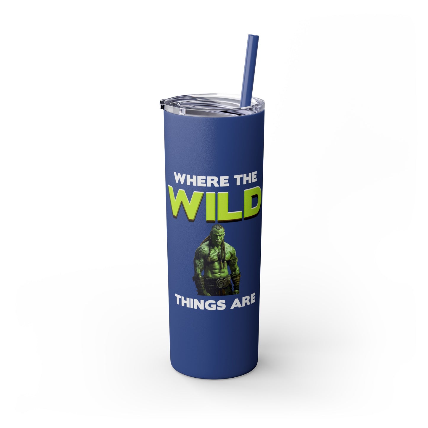 Where The Wild Things Are Skinny Tumbler with Straw, 20oz