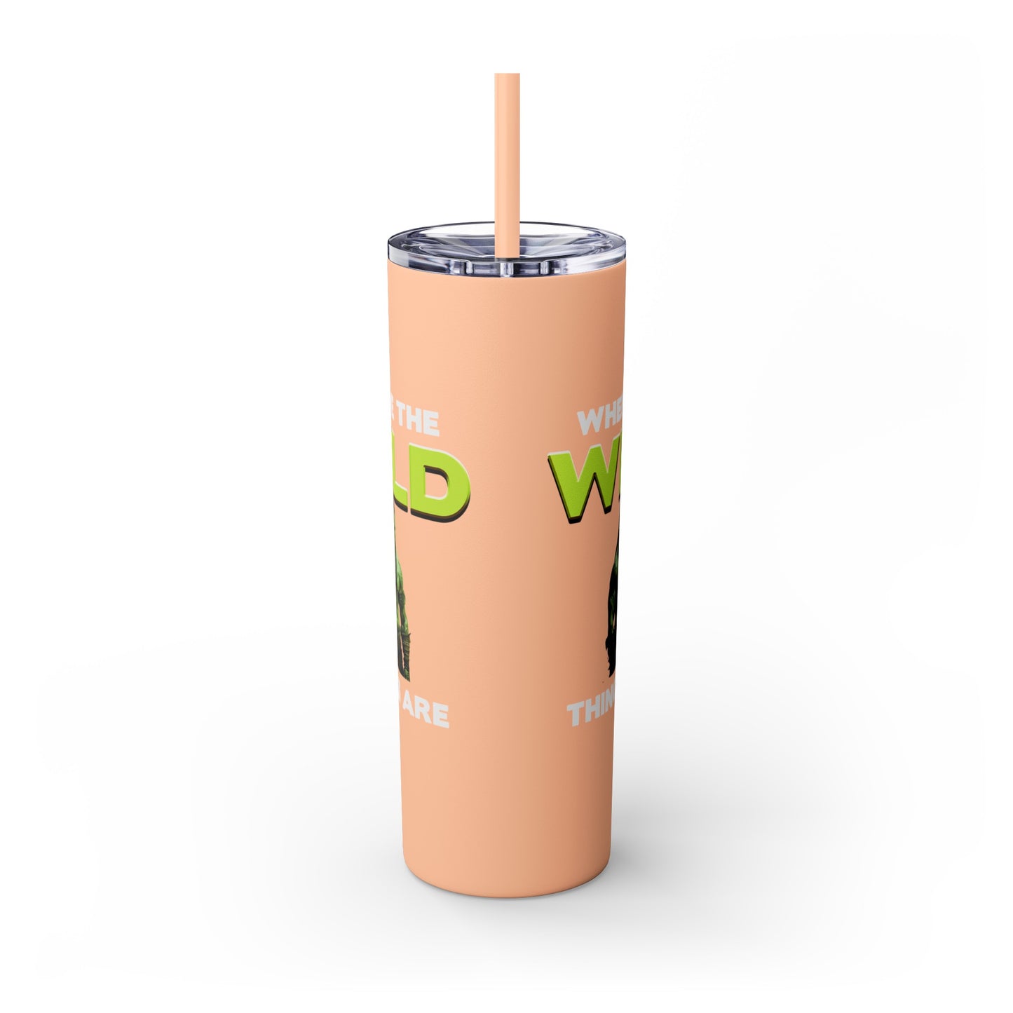 Where The Wild Things Are Skinny Tumbler with Straw, 20oz