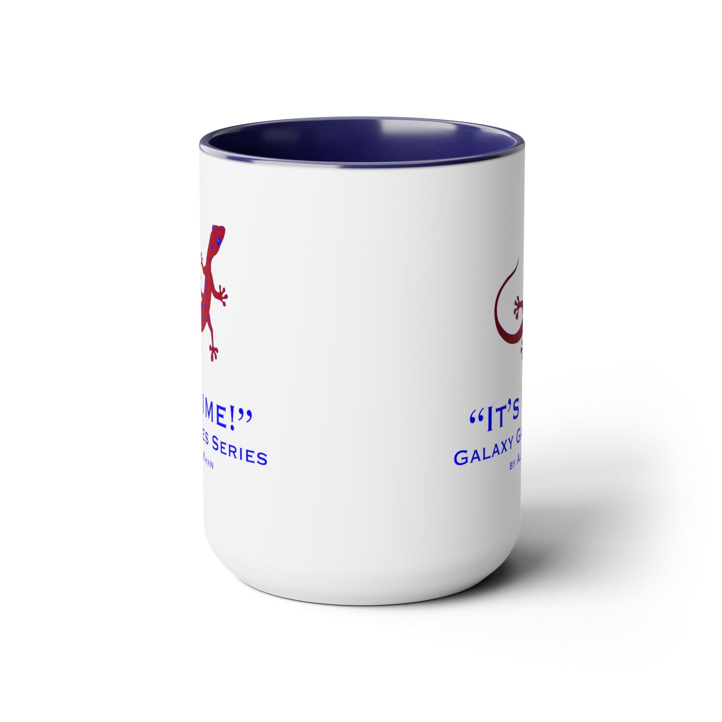 It's Time Galaxy Games Series Two-Tone Coffee Mugs, 15oz