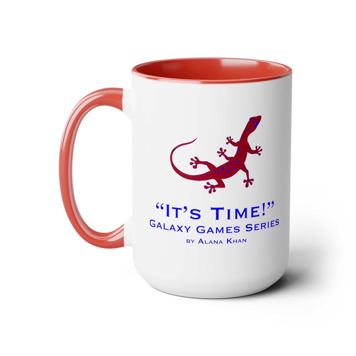 It's Time Galaxy Games Series Two-Tone Coffee Mugs, 15oz